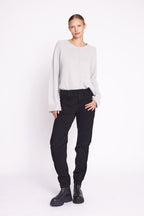 Berenice - Vaquero Con Bolsillos De Parche - Black