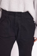 Jeans Poches Plaques - Black