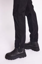 Berenice - Vaquero Con Bolsillos De Parche - Black