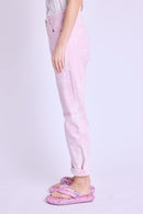 Jean Reglable Vers Le Bas - Pink