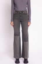 Berenice - Vaquero Flare Patchwork - Grey