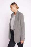 Veste Tailleur - Chevron Gris