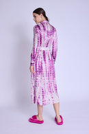 Robe Longue Ceinture Taille - Mosaicpurple