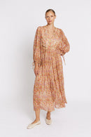 Long Side Opening Dress - Bloomflowerprint