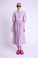 Robe Longue Matelassee Dvt - Pinklibertyprint