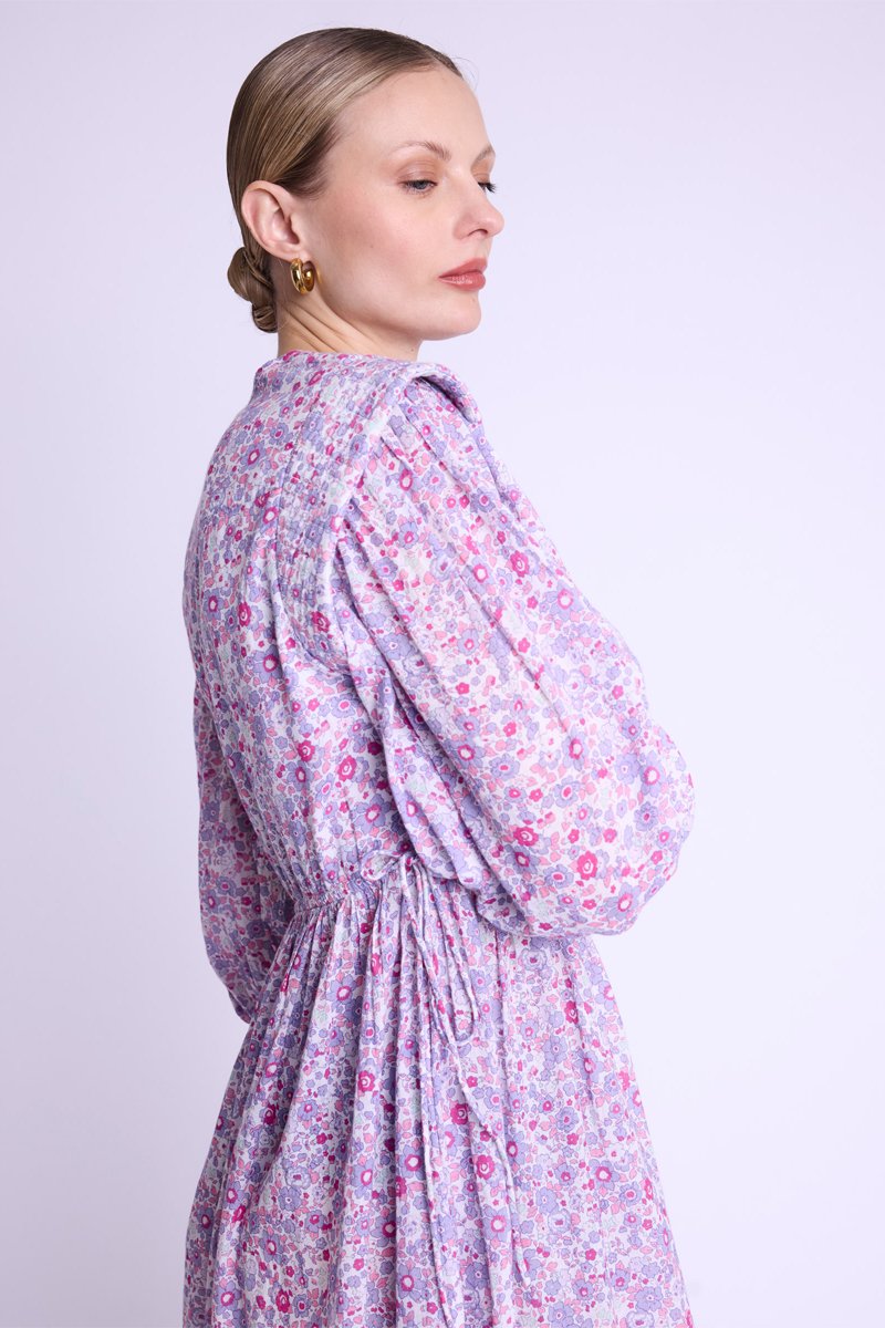 Robe Longue Matelassee Dvt - Pinklibertyprint