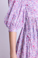 Robe Longue Matelassee Dvt - Pinklibertyprint