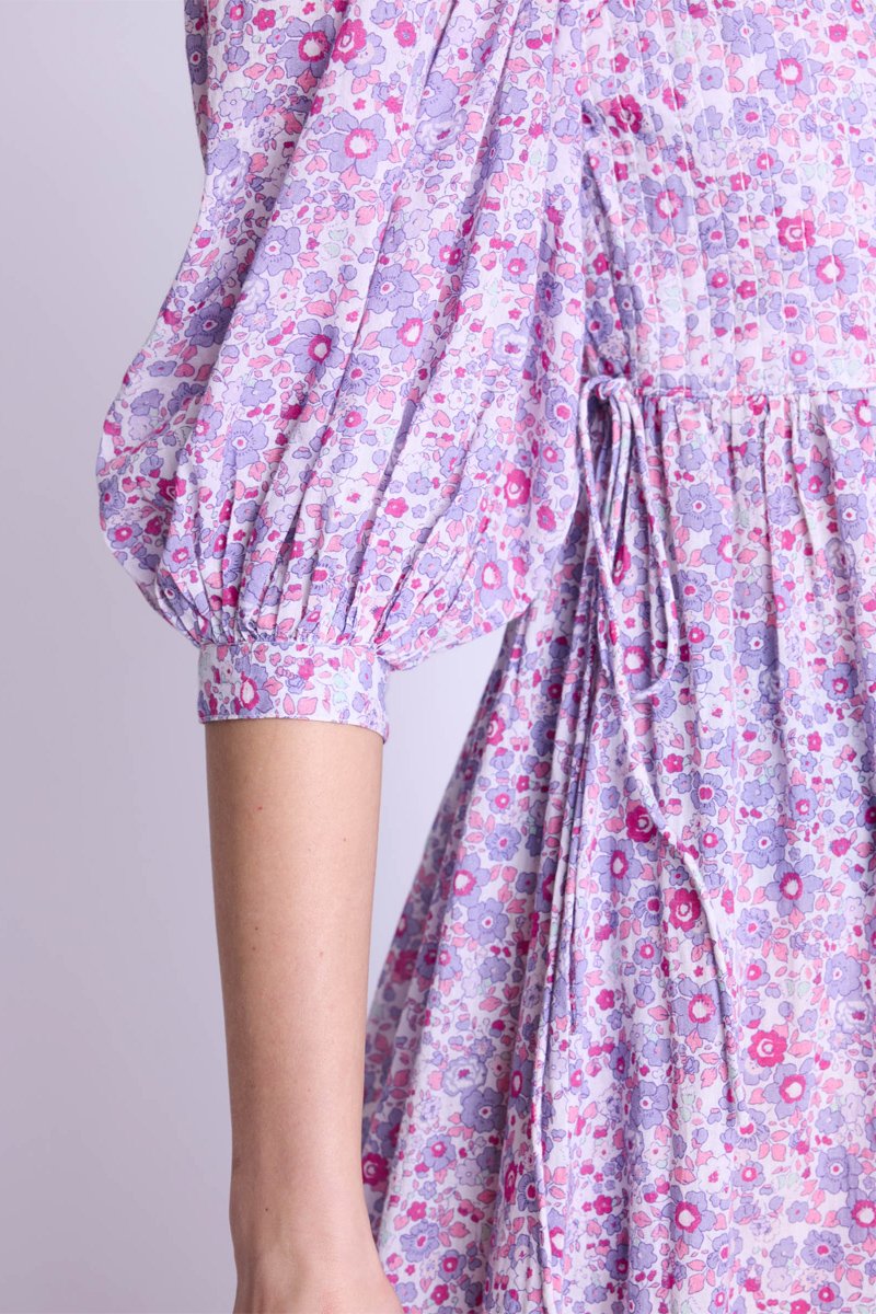 Robe Longue Matelassee Dvt - Pinklibertyprint