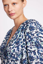 Berenice - Short Dress Shoulder Pleats - Dye
