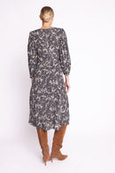Vestido Largo Estampado - Valerianne Print