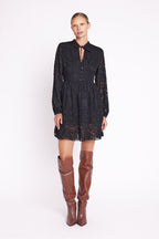 Berenice - Vestido Mangas Largas - Black