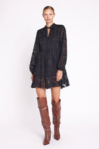 Berenice - Vestido Mangas Largas - Black