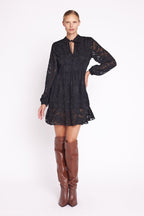 Berenice - Vestido Mangas Largas - Black