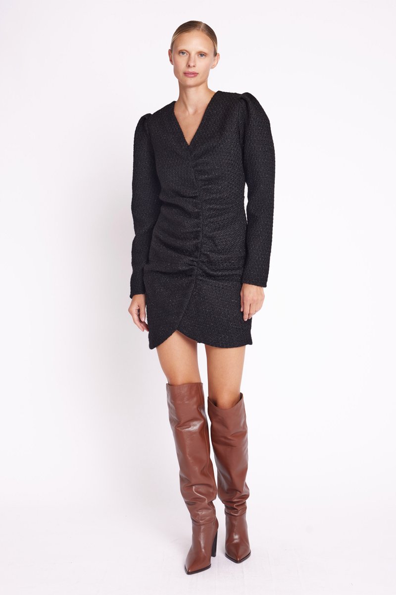 Berenice - Vestido Ceñido - Black