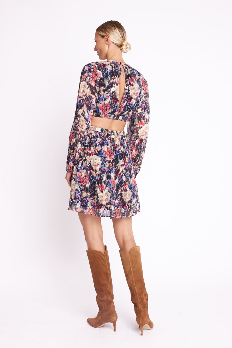 Berenice - Vestido Corto Abertura Laterales - Printlouna