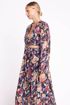 Berenice - Vestido Largo Pluma Lurex - Print Louna