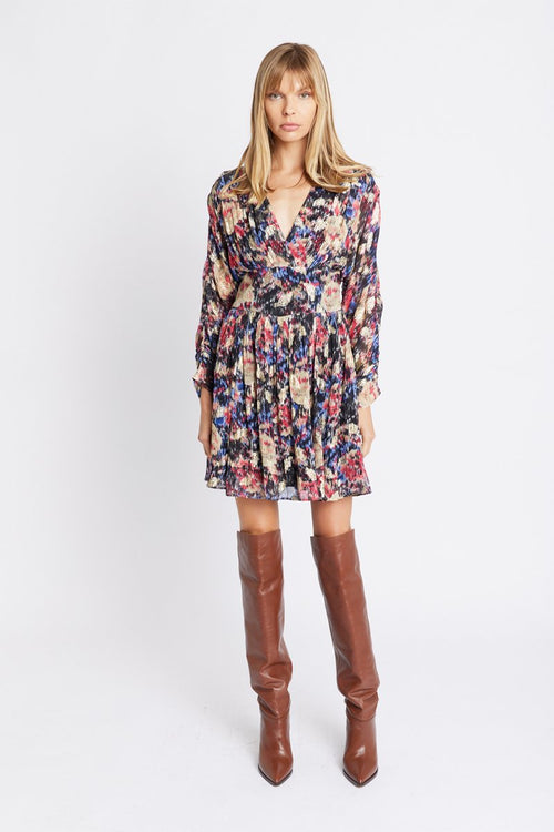 Robe Decolte Imprimé - Printlouna