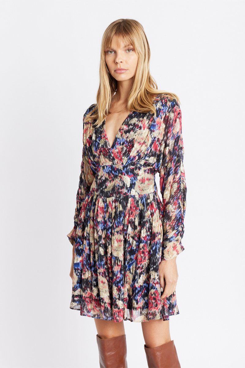 Berenice - Vestido Escote Estampado - Printlouna