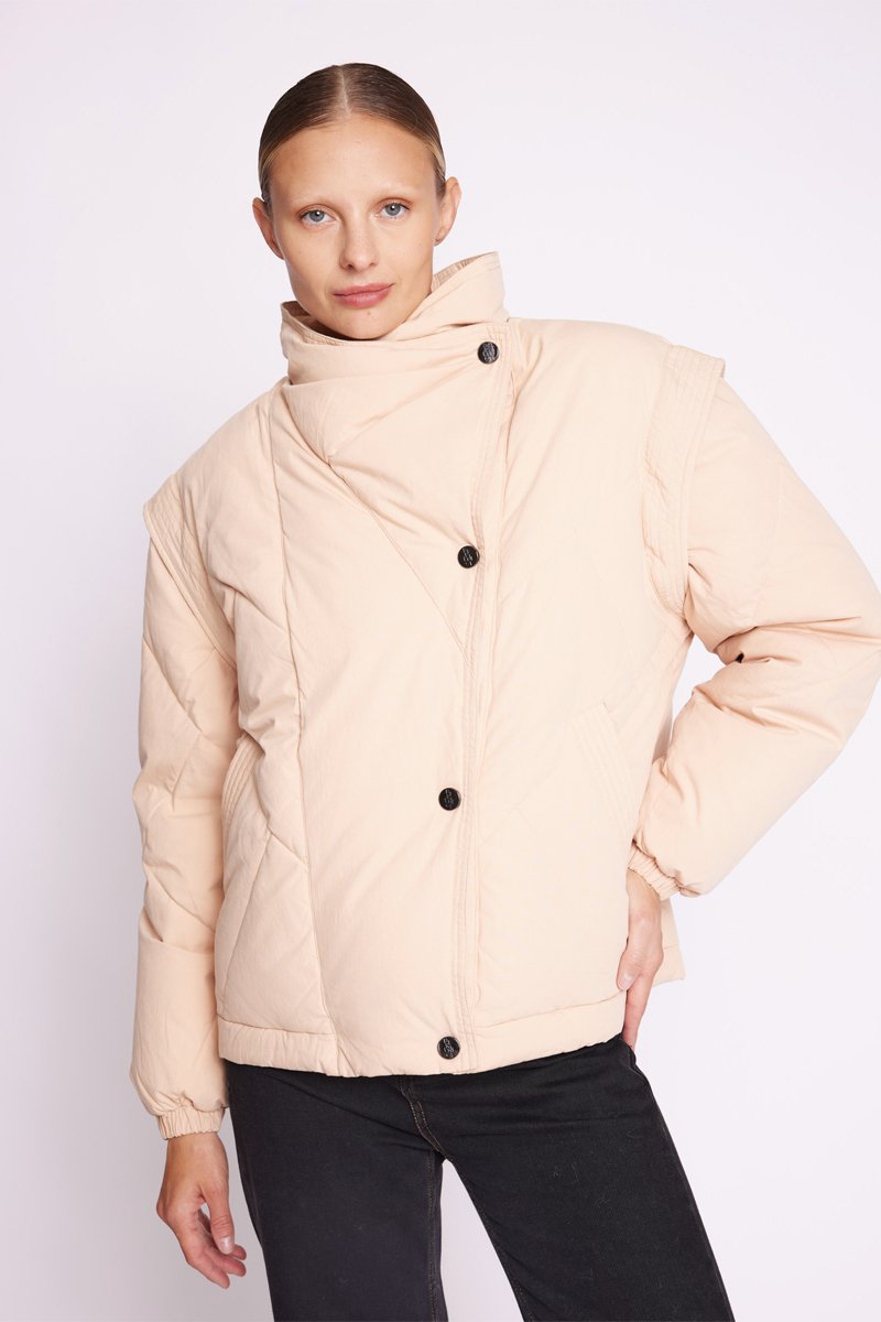 Manteau D'Hiver Uni - Oldpink