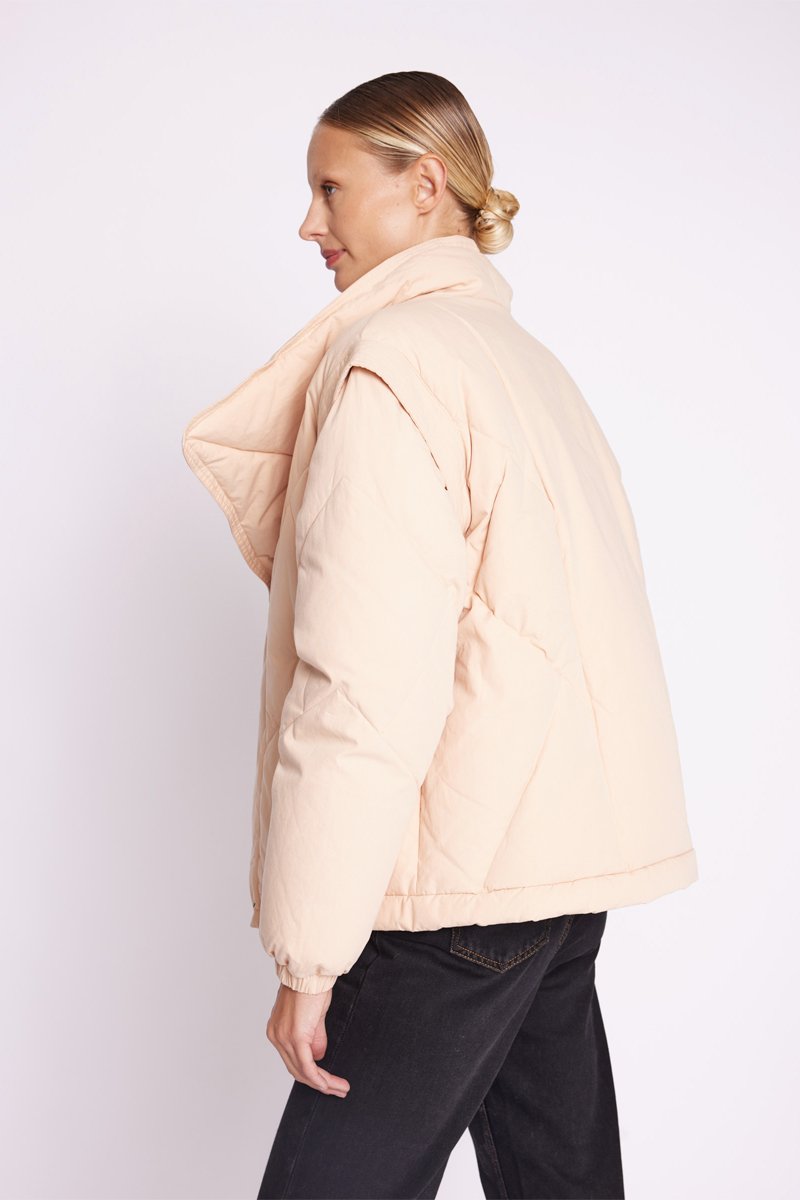 Berenice - Abrigo de Invierno Liso - Oldpink
