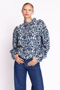 Berenice - Blusa Estampada Mangas Globo - Dye