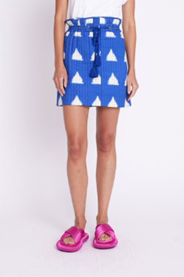 Short Quilted Skirt - Pyramideprint