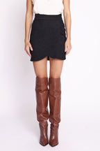 Berenice - Wrap Skirt - Black