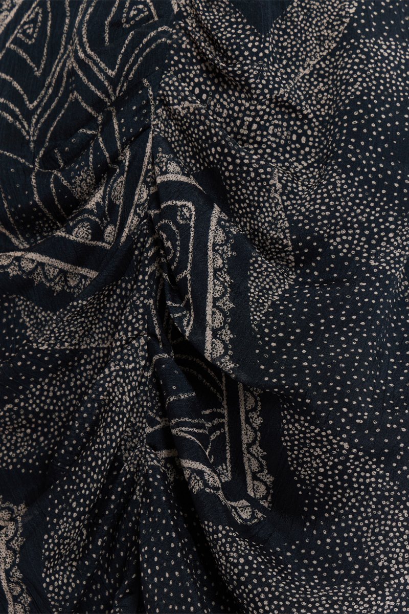 Berenice - Short Gathered Print Skirt - Print Tamaya