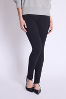 Legging Avec Zip Bas Jambe - Black