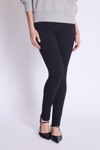 Berenice - Legging Con Cremallera Bajo Pierna - Black