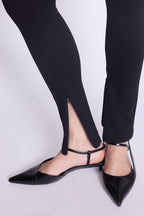 Berenice - Legging Con Cremallera Bajo Pierna - Black