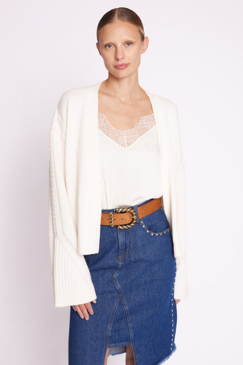 Gilet Manches Kimono - Off White