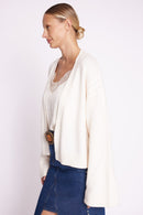 Gilet Manches Kimono - Off White