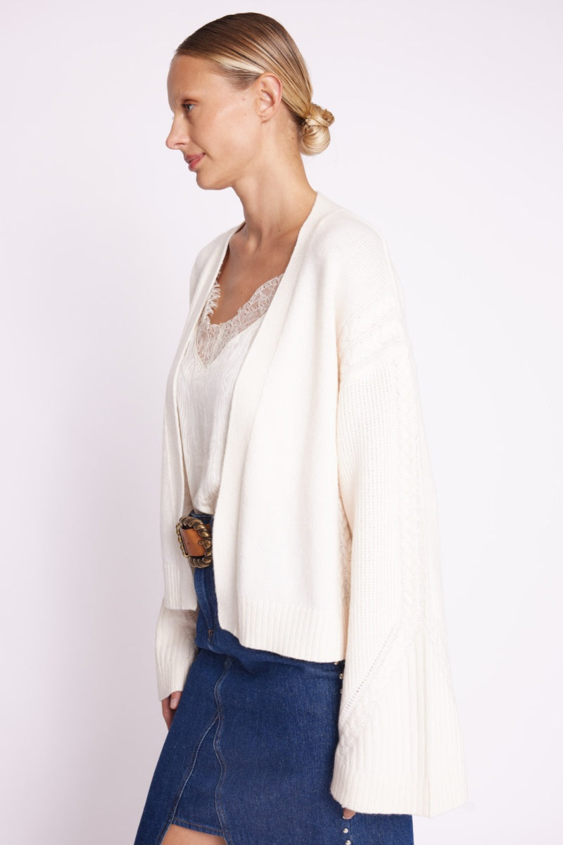Gilet Manches Kimono - Off White