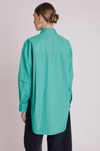 Berenice - Striped Shirt - Greenstripes