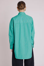 Berenice - Striped Shirt - Greenstripes