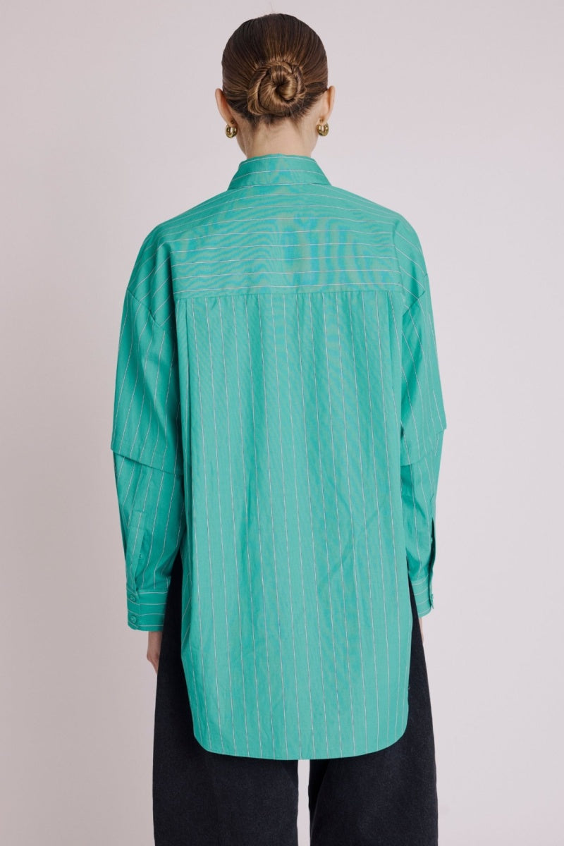 Berenice - Striped Shirt - Greenstripes