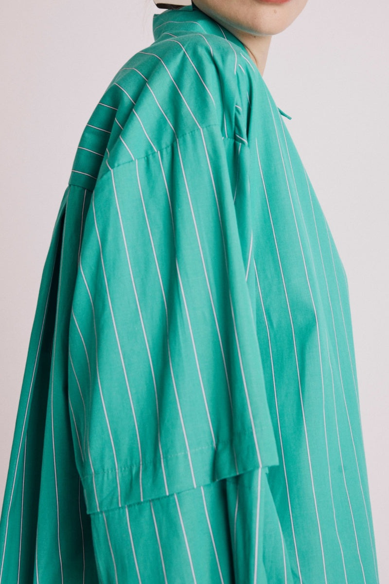 Berenice - Striped Shirt - Greenstripes