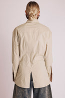 Shirt Cintree Waist Darts - Beige