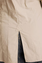 Berenice - Camisa Entallada Talla Pinzas - Beige