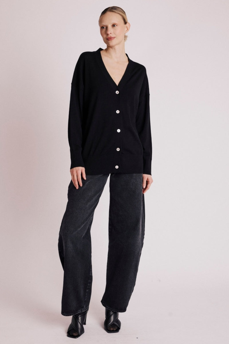 Berenice - Cárdigan Oversize Cuello V Ml - Blackforest