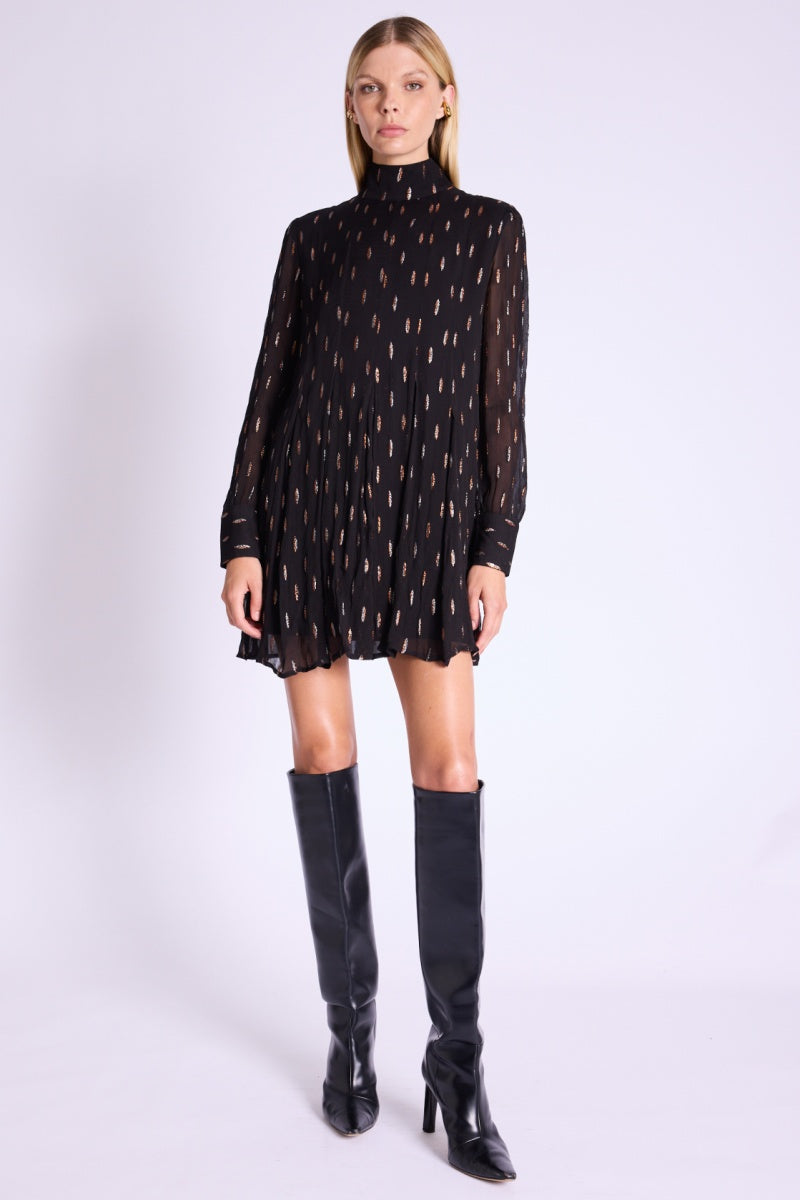 Jupe Courte Decoupe Matelassee - Losali Print