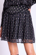 Berenice - Falda Corta Recortada Acolchada - Losali Print