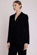 Blazer Simpriméle Droit Poche - Squareburnoutblack