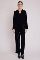 Blazer Simpriméle Droit Poche - Squareburnoutblack