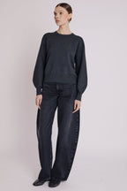 Berenice - Jersey Cuello Redondo Ml - Mediumgrey
