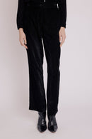 Pantalon Droit Imprimé - Black