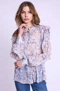 Berenice - Camisa Volante Hombro - Gardenprint