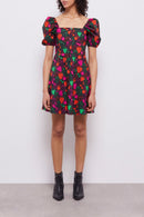Vestido Corto - Naranja Y Contraventana - Mujer