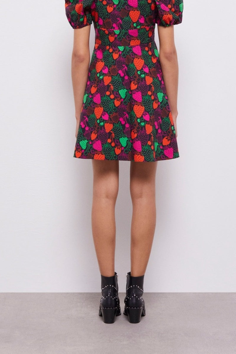 Vestido Corto - Naranja Y Contraventana - Mujer